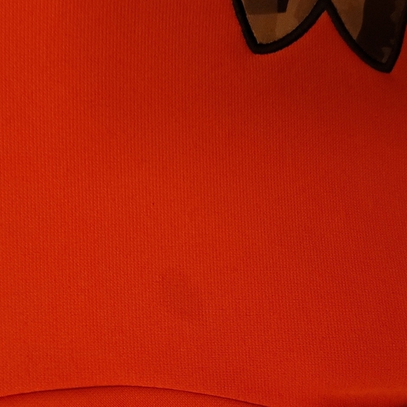 Under Armour Hoodie Youth Size Large Neon Orange and Camo - Picture 4 of 10